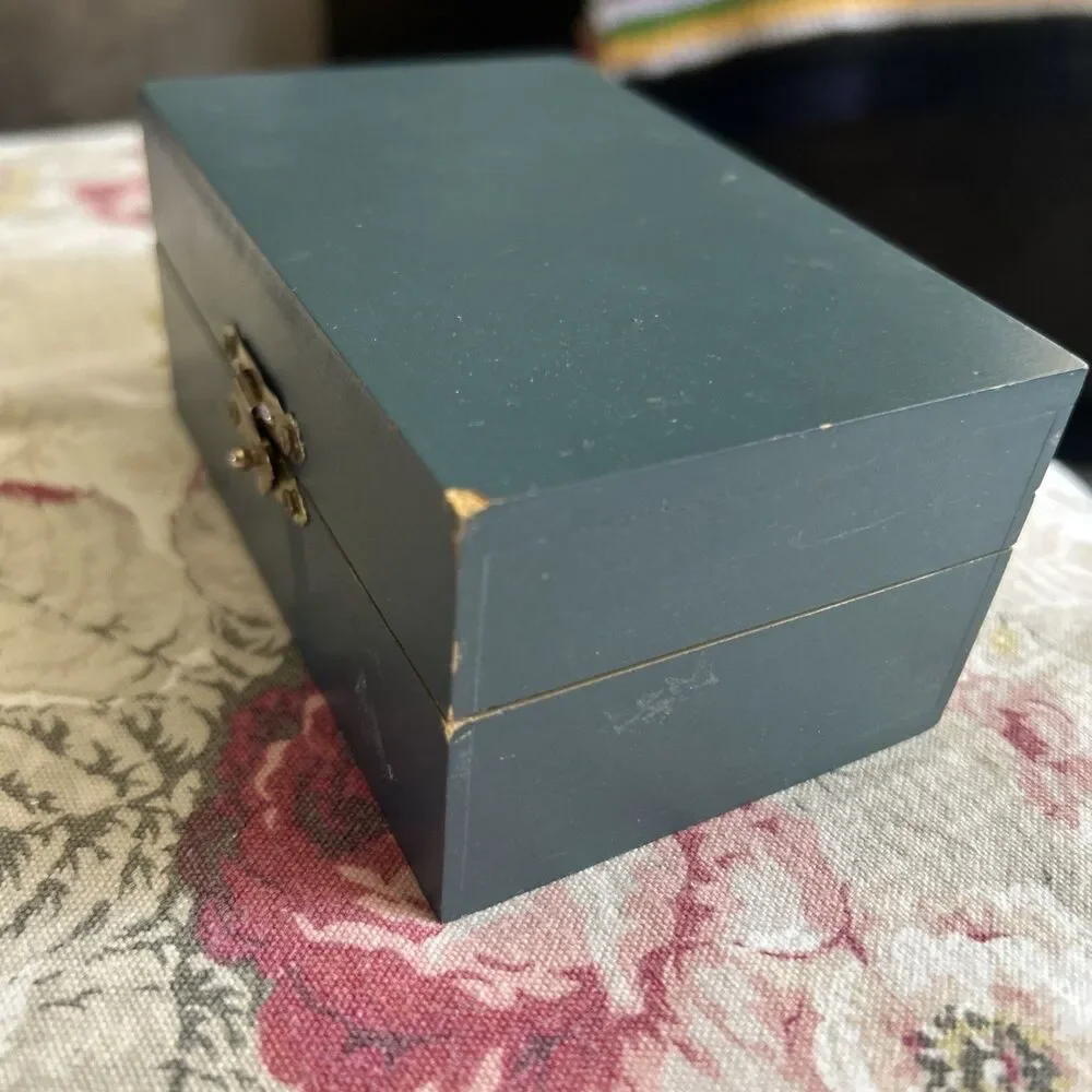 Vtg Tender Heart Treasures Miniature Box 1993 Cottagecore Country